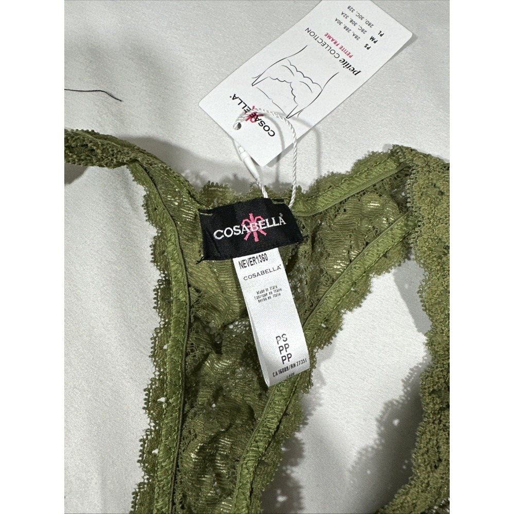 NWT Cosabella [ Petite Small PS ] Never Say Never Racie Racerback Bralette U1910 - Picture 8 of 12